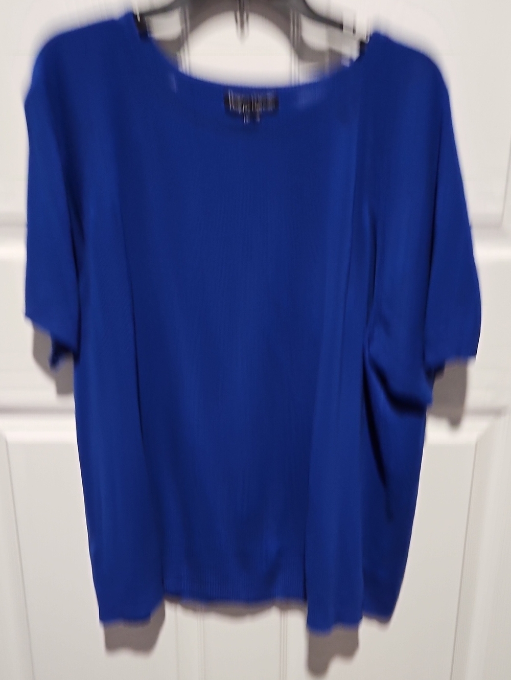 Designers Originals Royal Blue Short-Sleeve Crewneck Top